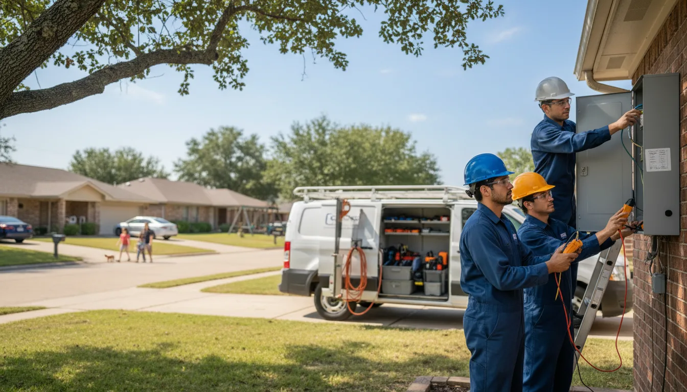 Certified electrician providing emergency electrical services in Absaraka, ND